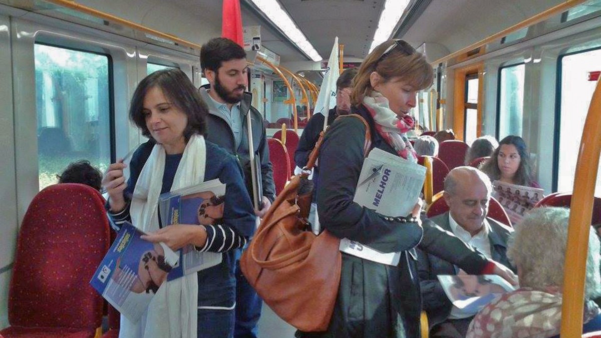 CDU quer ver concretizada linha ferroviária entre Braga e Guimarães | CDU –  Legislativas 2015